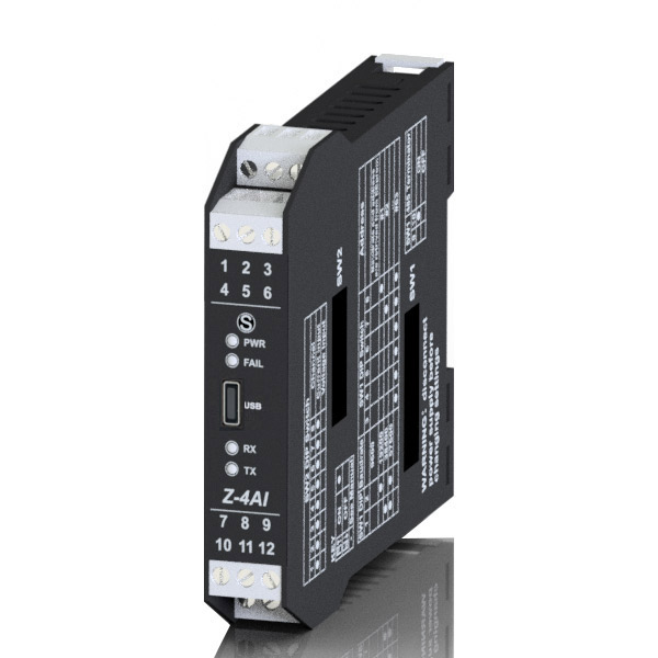 Seneca Z-4AI 4-CH analog input module / RS485 Turkiye
