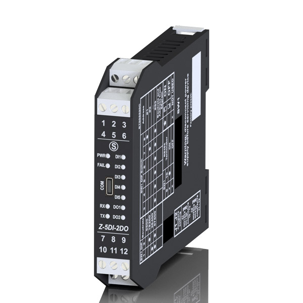 Seneca Z-5DI-2DO Multifunction digital module with 5 inputs, 2 outputs, and RS485 interface Turkiye