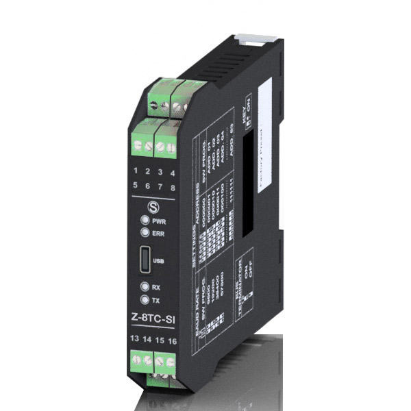 Seneca Z-8TC-SI-LAB
        (HW rev. B0) CH-8 thermocouple input module / RS485, 24bit resolution, with two-way pull-out terminals Turkiye
