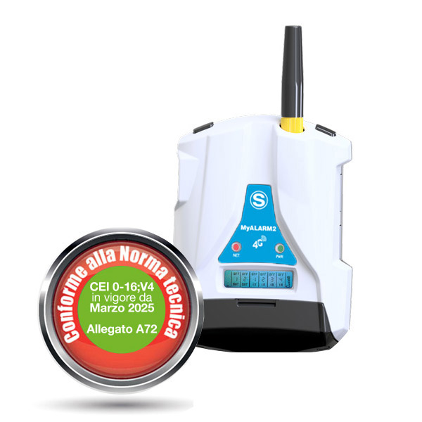 Seneca MyALARM2 CEI 4G
        (HW rev. A0/B0) 4G/LTE unit for SPI compliant to CEI 0-16 annex M Turkiye