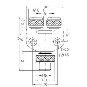 Escha Bauelemente FSM4-2FKM3P3/S89 Turkiye