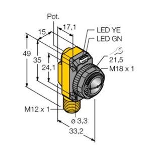 Turck QS18VP6CV15Q8 Turkiye