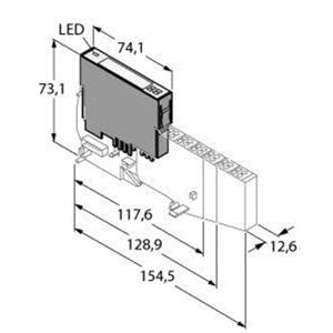 Turck BL20-4DO-24VDC-0.5A-P