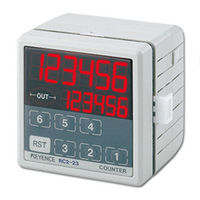 Keyence RC2-23 72-mm□ 6-digit 7-segment LED, One-stage Preset, AC Power Supply, Round Hole Mounting Turkiye