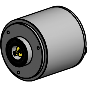 TR Electronic CEK582M-00010 CEK582M 8192/4096 CANopen CO COUPLING 27g6 3xM12a