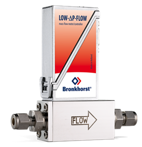Bronkhorst LOW-ΔP-FLOW F-102E Mass Flow Meter for low pressure drop or corrosive gas service