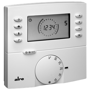 Alre FTRFBu180.121/V2 Wireless room temperature sensor with timer, surface mounting, backlighting Turkiye