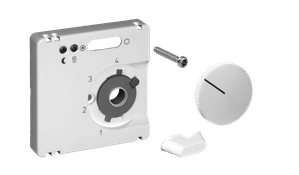Alre JZ-009.000 Cover set for underfloor temperature controller FETR 101716, 50×50, pure white (RAL9010), gloss Turkiye