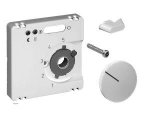 Alre JZ-005.110 Cover set for underfloor temperature controller FETR 101715, 55×55, pearl white (RAL1013), gloss Turkiye