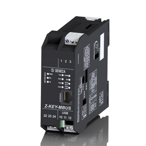 Seneca Z-KEY-MBUS (HW rev. A0) 2-port M-BUS  ModBUS RTU/TCP-IP gateway/protocol converter