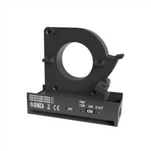 Seneca T201DCH100-OPEN AC/DC open core current transducer (± 100 A) with Hall effect TRMS with 010 V output