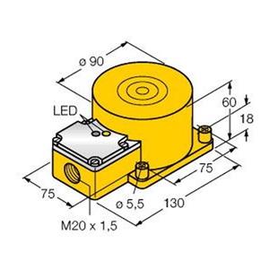 Turck NI60-K90SR-FZ3X2