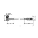 Turck WK4.5T-10-RS4.5T/S2500
