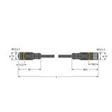 Turck RKC5T-0.6-RSC5T/TEL