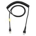 Keyence HR-1C3UC Communication Cable for HR-100 Series, USB, Curl Type, 3 m