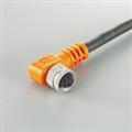 Keyence OP-85587 Connector Cable M8 L-shaped 2-m PUR