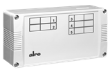 Alre VOORL-215.053 Terminal strip, H/C changeover via external contact, pump logic, max 5 room thermostats and 20 valve actuators, IP20