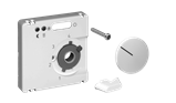 Alre JZ-009.010 Cover set for underfloor temperature controller FETR 101716, 50×50, pearl white (RAL1013), gloss