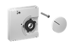 Alre JZ-008.000 Cover set for room thermostat for cooling ceilings KTRRU-052244, 50×50, pure white (RAL9010), gloss